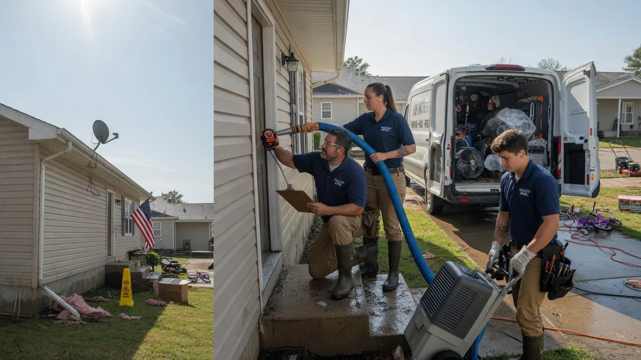 Ceiling Water Damage Restoration in Cullen, VA near me